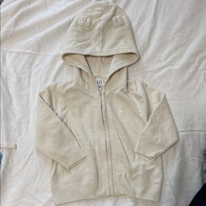 GAP Cream Kids Hoodie